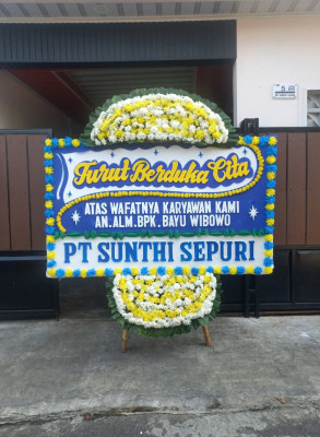 Papan Bunga Duka di Pasirnanjung